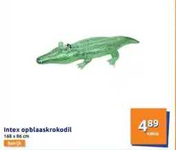 Action Intex opblaaskrokodil aanbieding