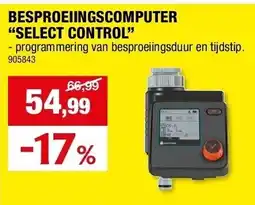 Hubo BESPROEIINGSCOMPUTER “SELECT CONTROL” aanbieding