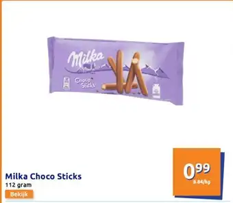 Action Milka Choco Sticks aanbieding