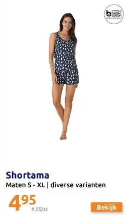 Action Shortama aanbieding