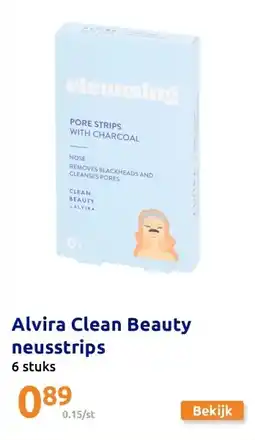 Action Alvira Clean Beauty neusstrips aanbieding