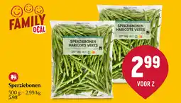 Delhaize Sperziebonen aanbieding