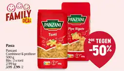 Delhaize Panzani Pasta aanbieding