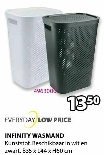 Jysk Infinity wasmand aanbieding