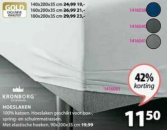 Jysk Hoeslaken aanbieding