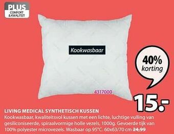 Jysk Living medical synthetisch kussen aanbieding