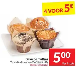 Intermarché Gevulde muffins aanbieding