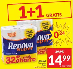 Intermarché Renova Toiletpapier aanbieding