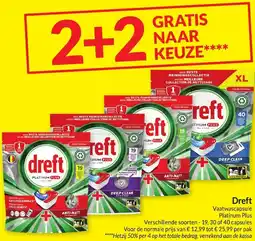 Intermarché Dreft Vaatwascapsule Platinum Plus aanbieding