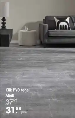 Kwantum Klik PVC tegel Abell p/m² aanbieding