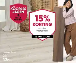 Kwantum Laminaat Forest p/m² aanbieding
