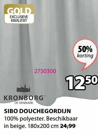 Jysk Sibo douchegordijn aanbieding