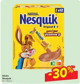 Carrefour Sticks Nesquik aanbieding