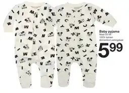Zeeman Baby pyjama aanbieding