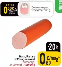 Cora Ham, Parijse of Praagse worst aanbieding