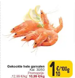 Cora Gekookte hele garnalen aanbieding
