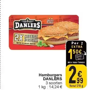 Cora Hamburgers DANLERS aanbieding