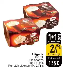 Cora Liégeois CORA aanbieding