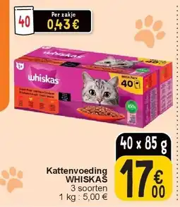 Cora Kattenvoeding WHISKAS aanbieding