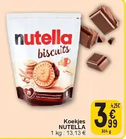 Cora Koekjes NUTELLA aanbieding