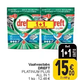 Cora Vaatwastabs DREFT aanbieding