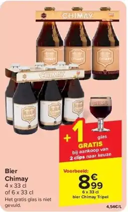 Carrefour Bier Chimay aanbieding