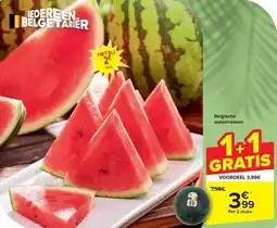 Carrefour Belgische watermeloen aanbieding
