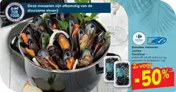 Carrefour Zeeuwse mosselen Jumbo Carrefour aanbieding
