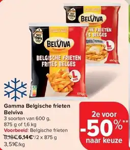 Carrefour Gamma Belgische frieten Belviva aanbieding