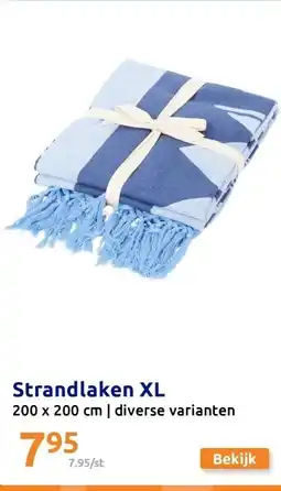 Action Strandlaken XL aanbieding