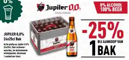 Prik en Tik JUPILER 0,0% 24 x 25 cl aanbieding