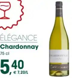 Prik en Tik ÉLÉGANCE Chardonnay 75 cl aanbieding