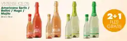 VINTENSE ICE 0% Americano Spritz, Bellini, Hugo, Mojito  20 cl/ 75 cl