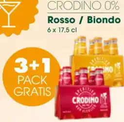 CRODINO 0% Rosso of Biondo 6 x 17.5 cl