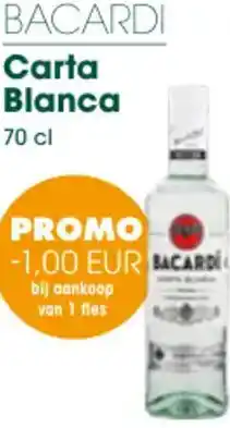 BACARDI Carta Blanca 70 cl