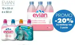 Prik en Tik EVIAN 12 x 33 cl, 6 x 50 cl aanbieding