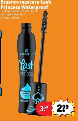 Kruidvat Essence mascara Lash Princess Waterproof aanbieding