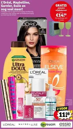 Kruidvat L’Oréal, Maybelline, Garnier, Essie en nog veel meer! aanbieding