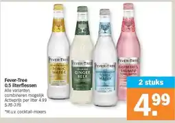 Albert Heijn Fever-Tree 0.5 literflessen aanbieding