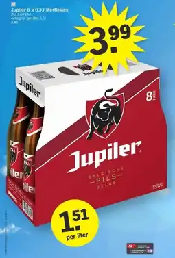 Albert Heijn Jupiler 8 x 0.33 literflesjes aanbieding
