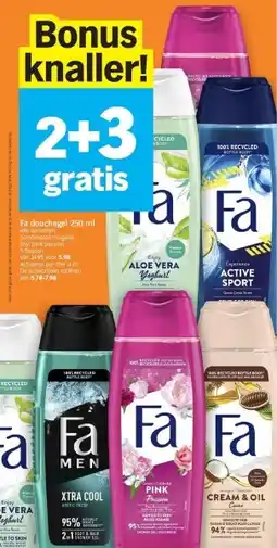 Albert Heijn Fa douchegel 250 ml aanbieding