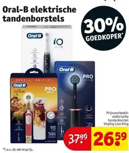 Kruidvat Oral-B elektrische tandenborstels aanbieding