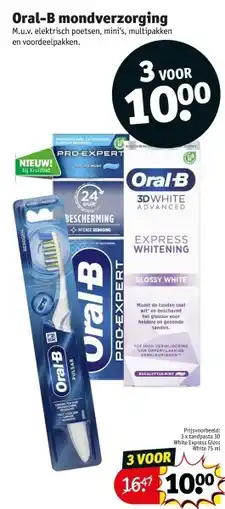 Kruidvat Oral-B mondverzorging aanbieding