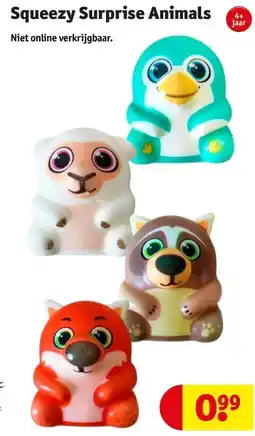 Kruidvat Squeezy Surprise Animals aanbieding