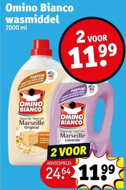Kruidvat Omino Bianco wasmiddel aanbieding