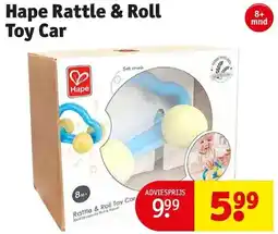 Kruidvat Hape Rattle & Roll Toy Car aanbieding