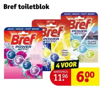 Kruidvat Bref toiletblok aanbieding