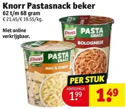 Knorr Pastasnack beker