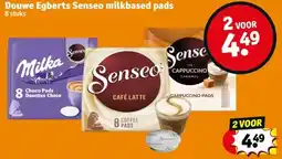 Kruidvat Douwe Egberts Senseo milkbased pads aanbieding