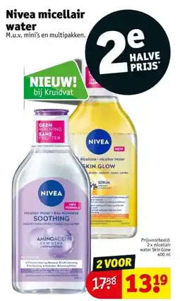 Kruidvat Nivea micellair water aanbieding